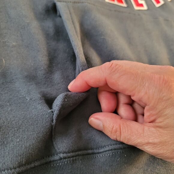 Ohio State Buckeyes Stitched Campus Hoodie Sweatshirt Womens XS Gray - Picture 4 of 8